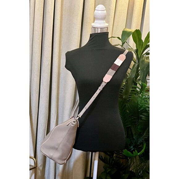 TORY BURCH GREY BERKLEY DOME SHOULDER BAG - Picture 13 of 14